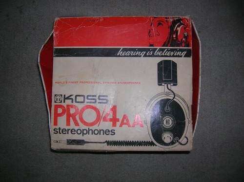 Vintage koss pro - koss, pro/4aa