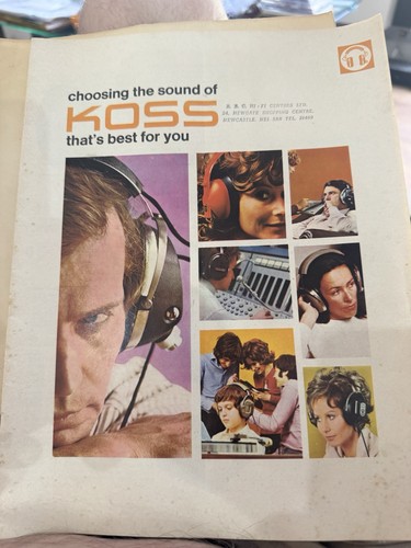 Koss catalog 111 headphones - catalog,